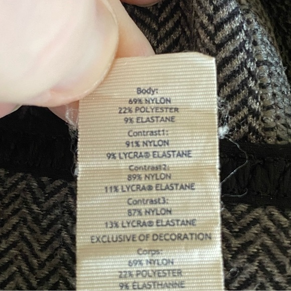 Ivivva By Lululemon sweater Herringbone Speed Seeker 1/4 Zip Pullover girl's 12 - Picture 8 of 8